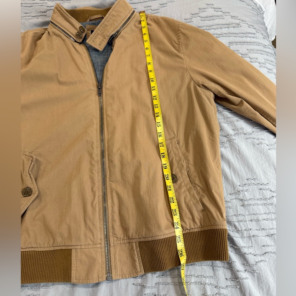 GAP 2009 EUC Light Brown Bomber Jacket for Men - Picture 13 of 13